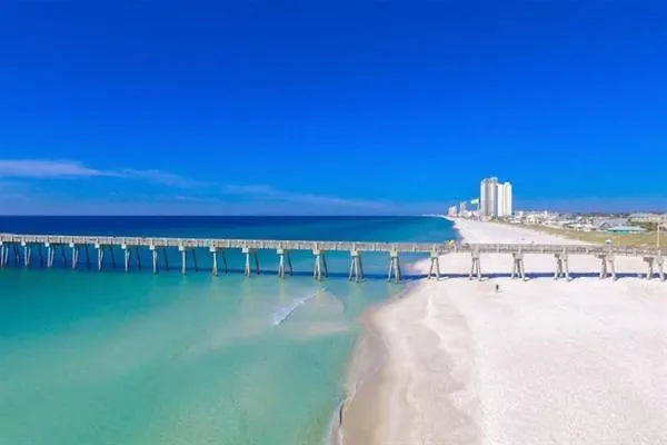Turtle Cove Calypso 3-508, Beach View, Hot Tub, Heated Pool Panama City Beach Apartment