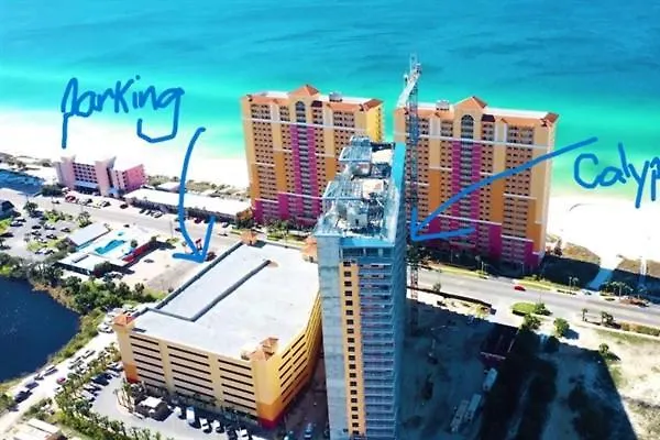 Turtle Cove Calypso 3-508, Beach View, Hot Tub, Heated Pool Panama City Beach