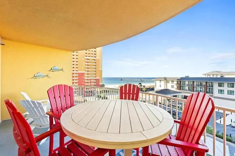 Turtle Cove Calypso 3-508, Beach View, Hot Tub, Heated Pool Panama City Beach
